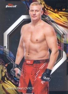 2024 Topps Finest UFC Uncommon #172 Sergei Pavlovich - Picture 1 of 2