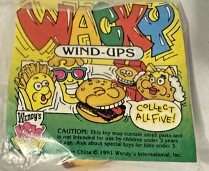 Wendy's 1991 Wacky Wind-ups Toys (Set of 5) - Picture 1 of 5