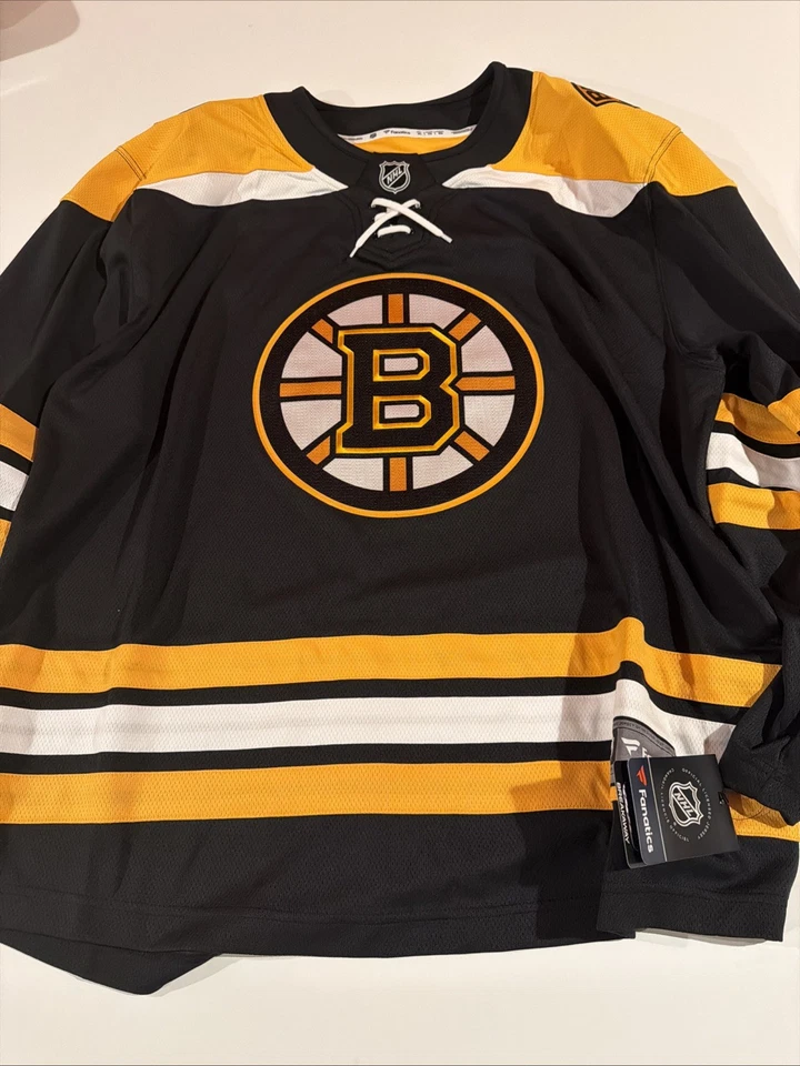 Camiseta deportiva Fanatics NHL Boston Bruins Breakaway Home negra talla XL para hombre nueva con etiquetas hockey Foto 1 de 4