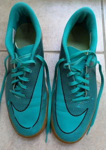 ## Nike Bravata Fußballschuhe Multinocken Gr. 44, grün-türkis, gebraucht, top ## - Bild 1 von 15