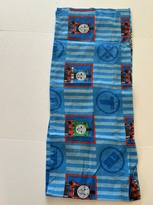 Thomas The Train & Friends Tank Engine 82 x 17 Window Valance Blue Striped - Image 1 of 2