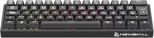 NEWSKILL Pyros V2 Teclado Gaming 60% RGB Red Hotswap - Color Negro - Zdjęcie 1 z 6