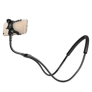 360 Rotating Flexible Stand Handsfree Neck Phone Holder - Picture 1 of 6