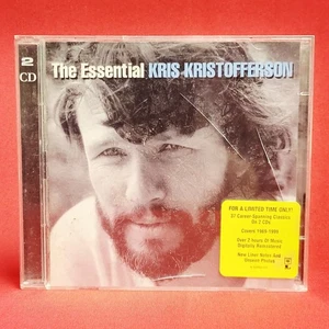 The Essential Kris Kristofferson 2 Disc CD 2004 2 CD Album - Picture 1 of 11