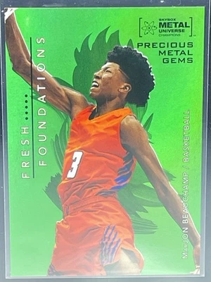 2022 Skybox Metal Universe Champions PMG Green /10 MarJon Beauchamp Rookie RC - Image 1 of 2