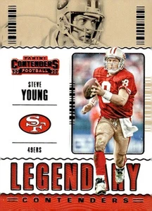 2020 Panini Contenders #LC-SYO Steve Young Legendary Contenders Ruby - Picture 1 of 2