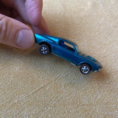 Mustang Aqua 1968 Hot Wheels Redline personalizado ¡¡¡súper raro!!! Bonito HK!! Foto 1 de 4