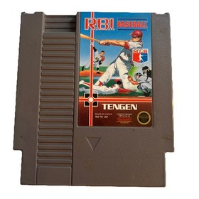 RBI Baseball (Gray Cart) - 1988 NES Nintendo Game - Cart Only