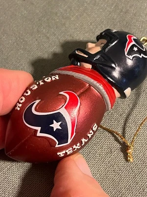 NFL Houston Texans & Wilson 3" Football Christmas Ornament-Rare! - Image 1 of 4
