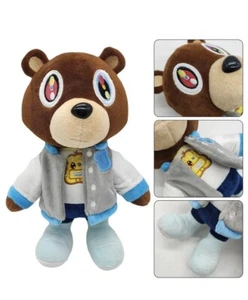 Oso de graduación Kanye West Ye - Paquete de oso de peluche y bandera Donda - Imagen 1 de 8