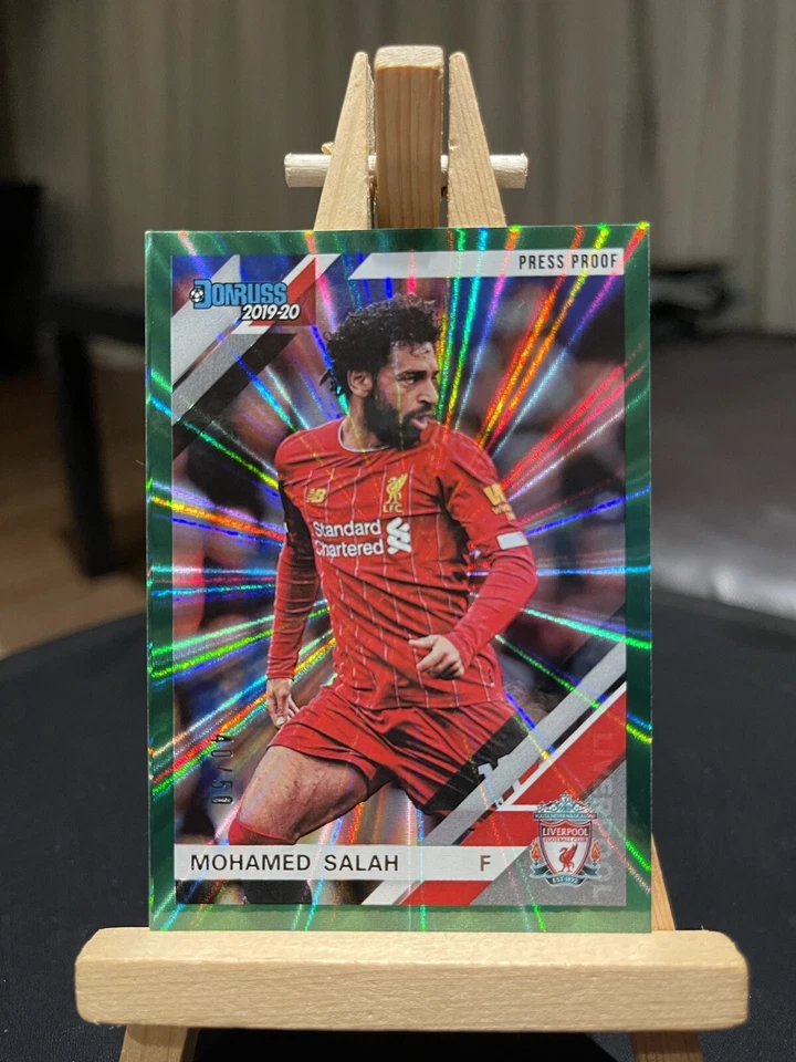 Panini Donruss Chronicles PL 2019-20 Mo Salah 87 Green 40/50 - Image 1 of 2