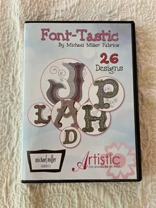 Font-Tastic Maschine Stick CD ~ Michael Miller - 26 Buchstaben - Bild 1 von 3