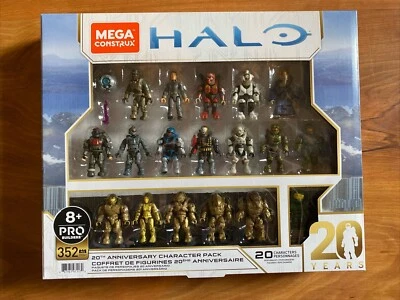 Mega Construx Pro Builders Halo 20th Anniversary Character Pack - 20 Characters - Image 1 of 2