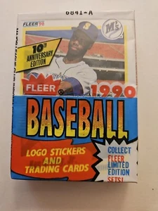 1990 fleer baseball 10th anniversary Edition Baseball Card Pack (Unopened) - Picture 1 of 1