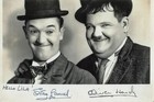 Dick und Doof Stan Laurel Oliver Hardy UH Foto vom Original Autogramm UH #11