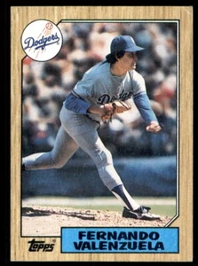 Topps Baseball 1987 #410 Fernando Valenzuela - Imagen 1 de 2