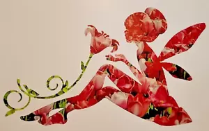 Pink Tulip - Fairies Wall Art Print High Gloss 11 in x 17 in - Picture 1 of 1