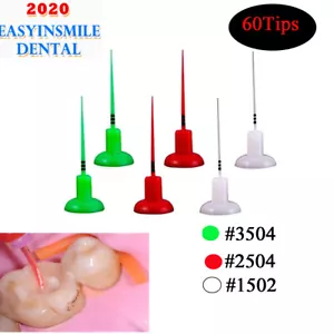 Dental Endodontic Endo Sonic Activator Irrigator Tips 60Pcs Need Files No Break - Picture 1 of 14