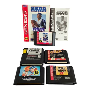 Lote de juegos Sega Genesis - Paquete de 5 - 1 está en caja - Solo cartucho de resto - Imagen 1 de 8