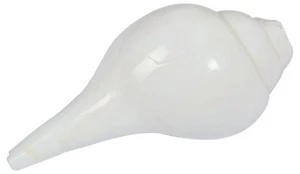 POOJA SOUND SHANKHA SHANKH CONCH SHELL 5.5 INCH FOR HINDU DIVINE WORSHIP - Picture 1 of 3