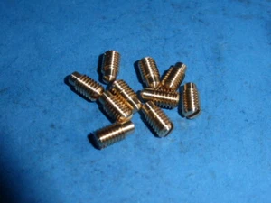 2BA x 3/8 Messing Schlitz - Hundespitze - Madenschraube - UK Hergestellt - Bild 1 von 2