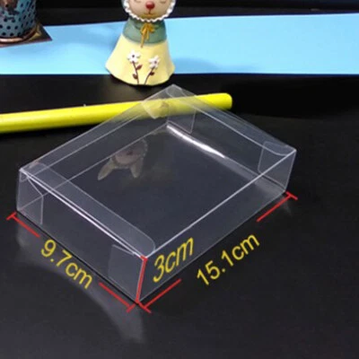 50X Cajas de PVC Transparente Favor de Boda Regalo Caramelos Paquete Caja Transparente Rectángulo Foto 1 de 4