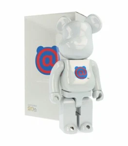 1. Modell 400 % Bearbrick weiß Chrom Hommage an B@-000W Be@rbrick Medicom Spielzeug - Bild 1 von 10