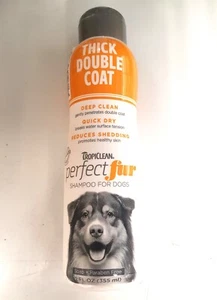 TropiClean Perfect Fur Dog Shampoo Shedding Control&Condition Double Coats 12Fl - Picture 1 of 5