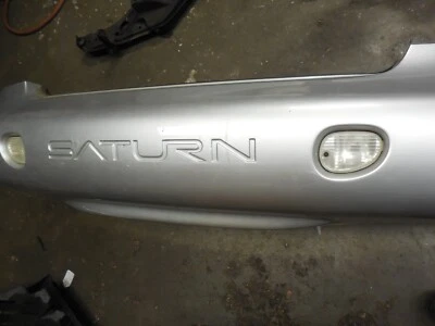 00-02 Saturn SC1 SC2 3DR Coupe Rear Exterior Silver Bumper Cover Panel 21112474 - Image 1 of 4