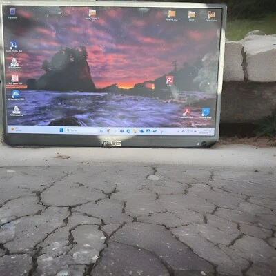 ASUS ZenScreen MB165B 15,6 Zoll tragbarer WXGA LCD USB-Monitor - Schwarz - Bild 1 von 2