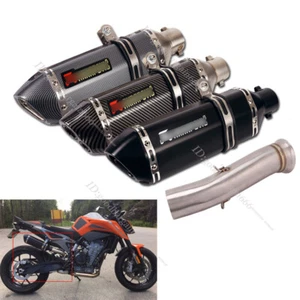 Tubo silenciador de escape modificado para motocicleta 51 mm para Duke 790 2018-2023 - Imagen 1 de 12
