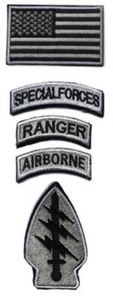 Lot 5 Military Airborne Special Forces Paintball Patch - Picture 1 of 1
