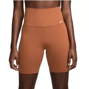 Women's Nike One Tight Fit High Rise 7" Length Biker Shorts DV9022-246 Size XS - Picture 1 of 13