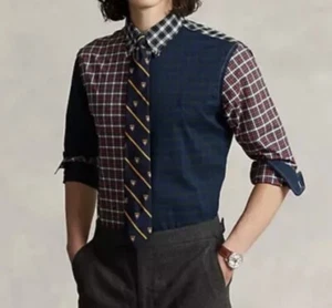 Polo Ralph Lauren Multi color Plaid Long sleeve Button Down dress Shirt XL NWT - Picture 1 of 8