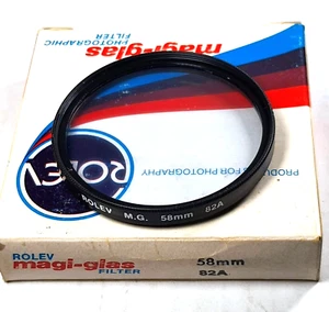 58mm Blue 82A 82-A 82 A German Glass Lens Color Conversion Filter 58 mm Rolev - Picture 1 of 4