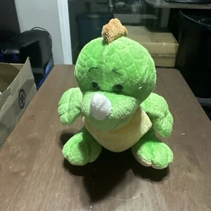 🦄Ganz Webkinz "Key Lime Dino" Dinosaur Green & Yellow Color 10" Plush! - Picture 1 of 4
