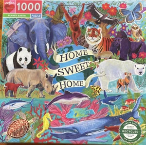 Piece & Love eeBoo Planet Earth 1000 Piece Puzzle NEW & SEALED - FREE SHIPPING! - Picture 1 of 2