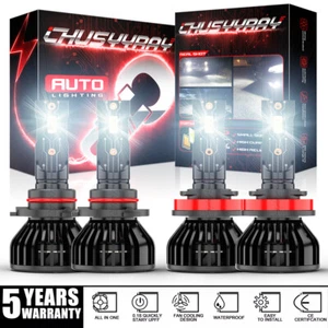 4x 9005 H11 Combo LED Headlight High Low Beam Bulbs For 2009-14 Nissan Murano - Picture 1 of 14