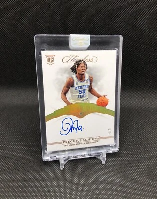 2020-21 Flawless Precious Achiuwa /5 ROOKIE GEM SIGNATURES DIAMOND ENCRUSTED 💎 - Image 1 of 4