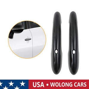 Set of 2 Glossy Black Side Door Handle Cover Trim for 2014-2018 Mini Cooper - Picture 1 of 9