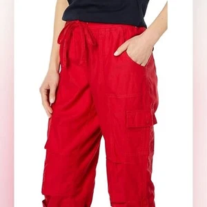 Tommy Hilfiger Crop Cargo Hose Scarlet 2XL, Cabrio Rot - Bild 1 von 12
