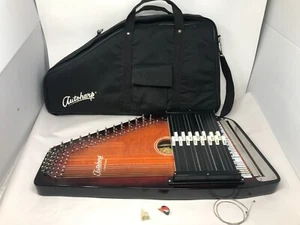 Vintage Oscar Schmidt Auto Harp OS-15B 36 string w/ soft sided Case with strap - Picture 1 of 19
