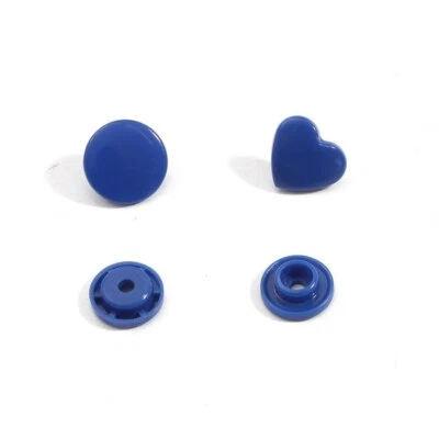 Heart Snaps Plastic Decorative Buttons Clothes Snap Fasteners Clothing - Image 1 of 4