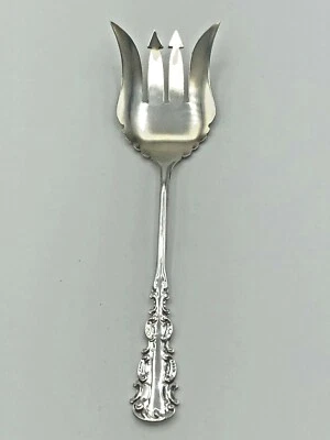 Watson Sterling Silver small Meat Fork or Sardine Fork 5 3/8", gently used Foto 1 de 3