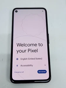 DEFECTIVE - Google Pixel 4a - 128GB - Black - Unlocked - G025J - 7012 - Afbeelding 1 van 4