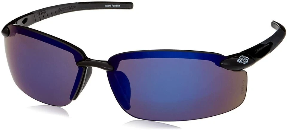 Crossfire ES5 2968 Black Framed Blue Mirror Lens Premium Safety Glasses - Image 1 of 1