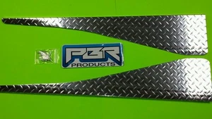 Fits JEEP TJ DIAMOND PLATE FULL TOP FENDER COVERS WITH BEND SET OF 2 - Bild 1 von 12
