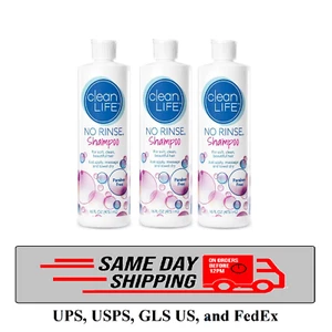 No-Rinse Shampoo, 16 fl.oz - Hair Fresh, Clean & Odor-Free, Rinse-Free 3pk - Picture 1 of 2