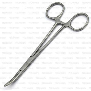 KELLY SURGERY DENTAL VETERINARY NEEDLE HOLDING CURVED PIERCING HEMOSTAT FORCEPS - Picture 1 of 1