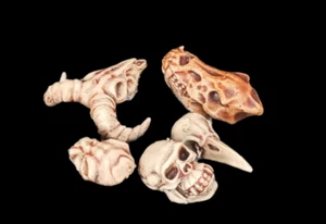 10 animal skulls schädel 28/32mm / tabletop / basing bits / modellbau - Bild 1 von 4